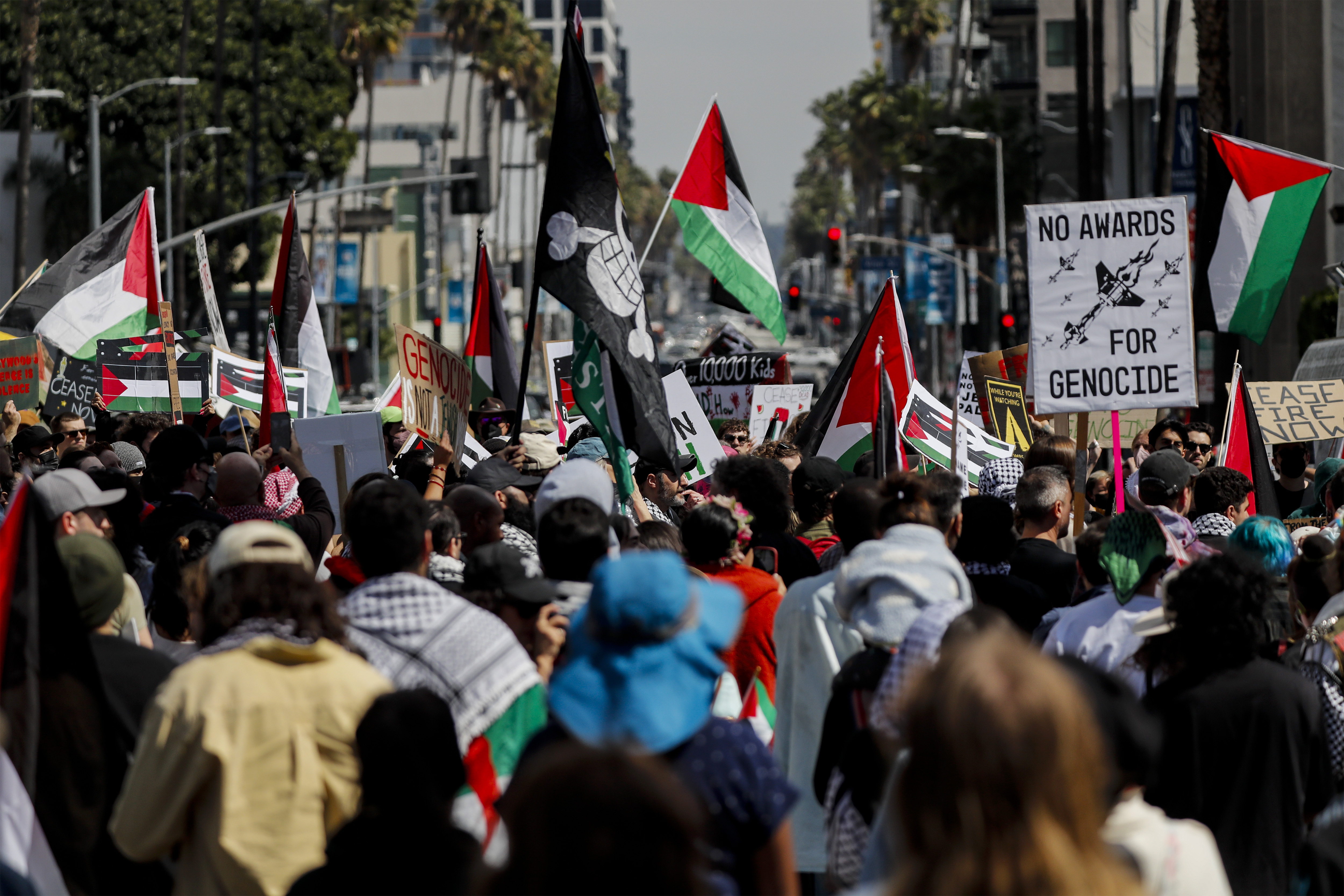 Gaza Protest Los Angeles Today