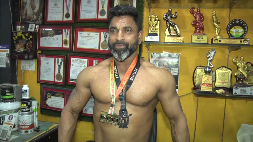 Body builder Satish Bhandari