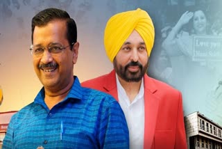 Arvind Kejriwal Bhagwant Singh Mann collage