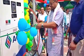 MLA Bolin Chetia inaugurates first CNG station in Kaziranga