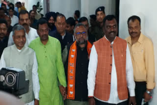NDA candidate Dr Pradeep Verma filed nomination for Rajya Sabha elections
