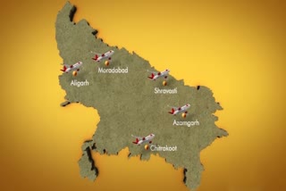 Five airports in Uttar Pradesh