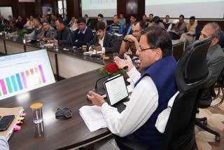 CM Pushkar Dhami Held Review Meeting