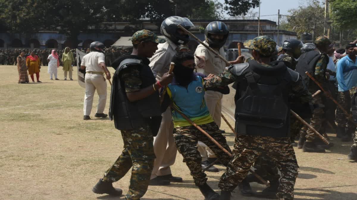 POLICE MOCK DRILL IN DHANBAD