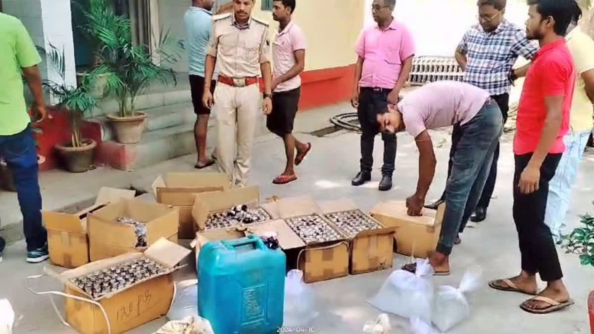 Liquor Seized In Masaurhi