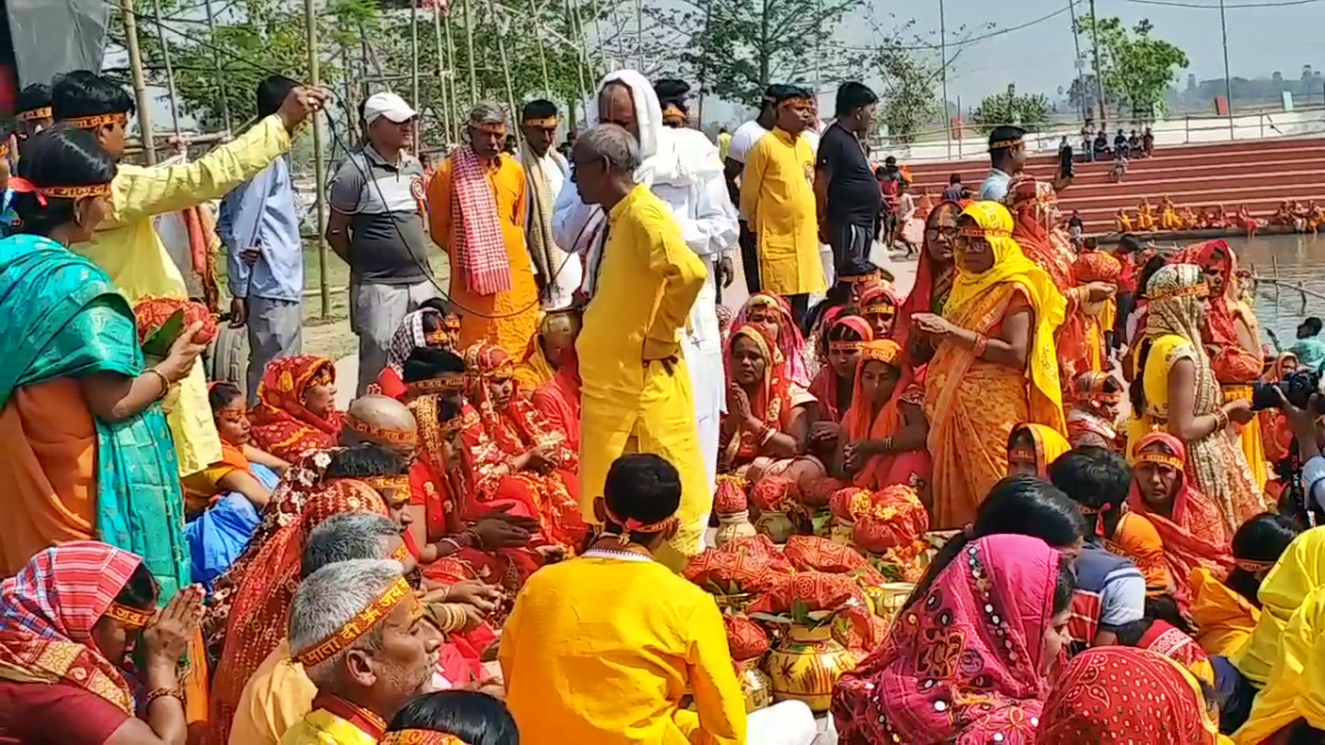 प्राचीन देवी मंदिर में माता रानी की प्राण प्रतिष्ठा