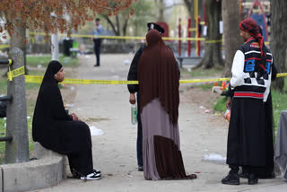 At least three people were left wounded at a celebration marking the end of Ramadan after a shooting between two rival groups took place in the US city of Philadelphia. Police said that at least 1000 people were celebrating the end of their month of fasting in the park when the incident took place.