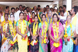 Alliance leaders Election Campaign And YCP Leaders Join TDP