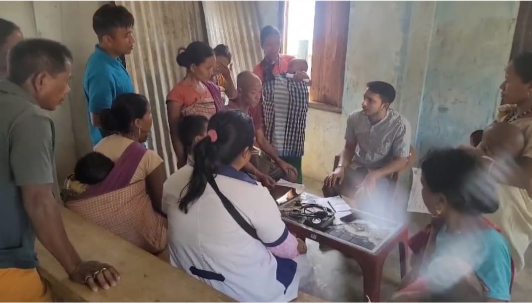 Many children suffering from Viral measles disease in Dima Hasao Semkhor area