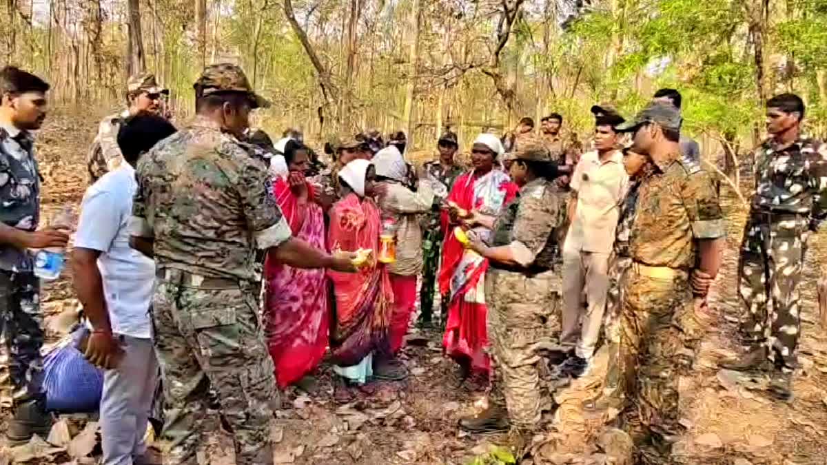 Police Rescued Missing Women in Forest