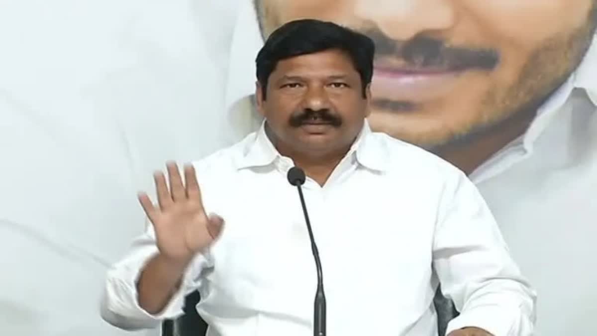 Former Minister Jogi Ramesh attend CID Inquiry