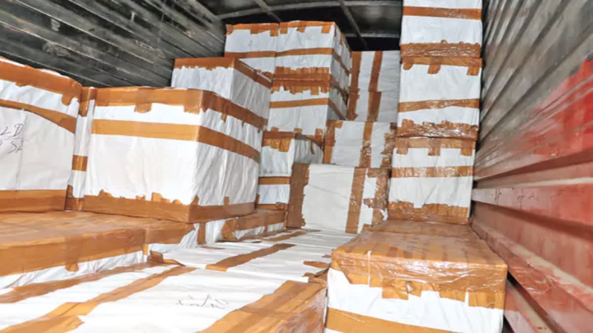 Illegal Cigarette Seize In Vizianagaram District