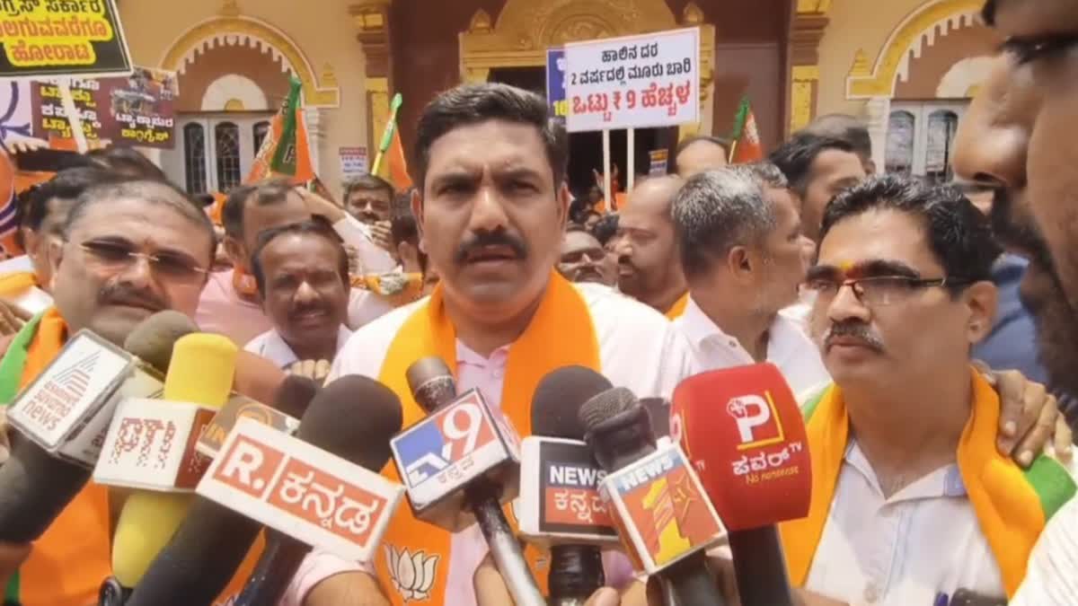 Vijayendra says the state Congress government is number one in corruption in the country
