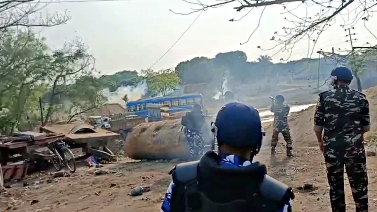 violence in Suti Murshidabad over Waqf bill protest