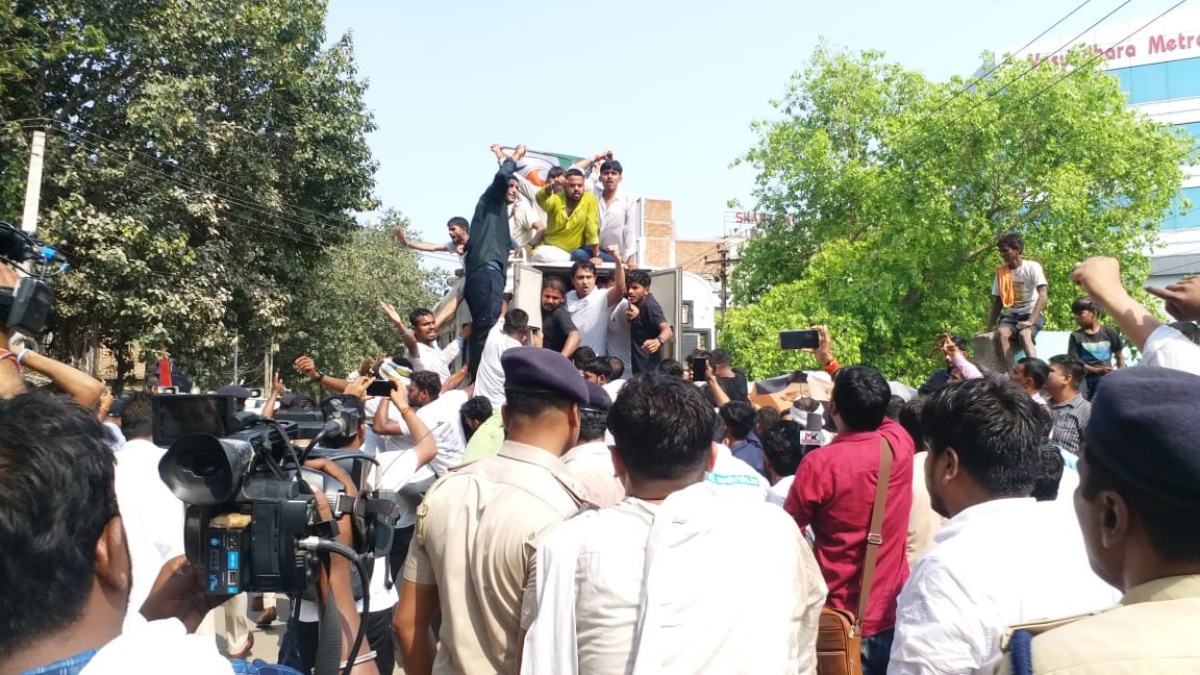 Congress Protest In Patna