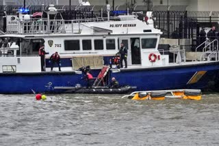 Hudson River  fatalities helicopter crash  West Side Highway and Spring Street  helicopter crash Update