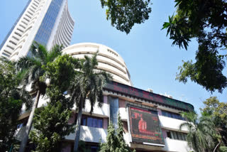 Screen of the Bombay Stock Exchange