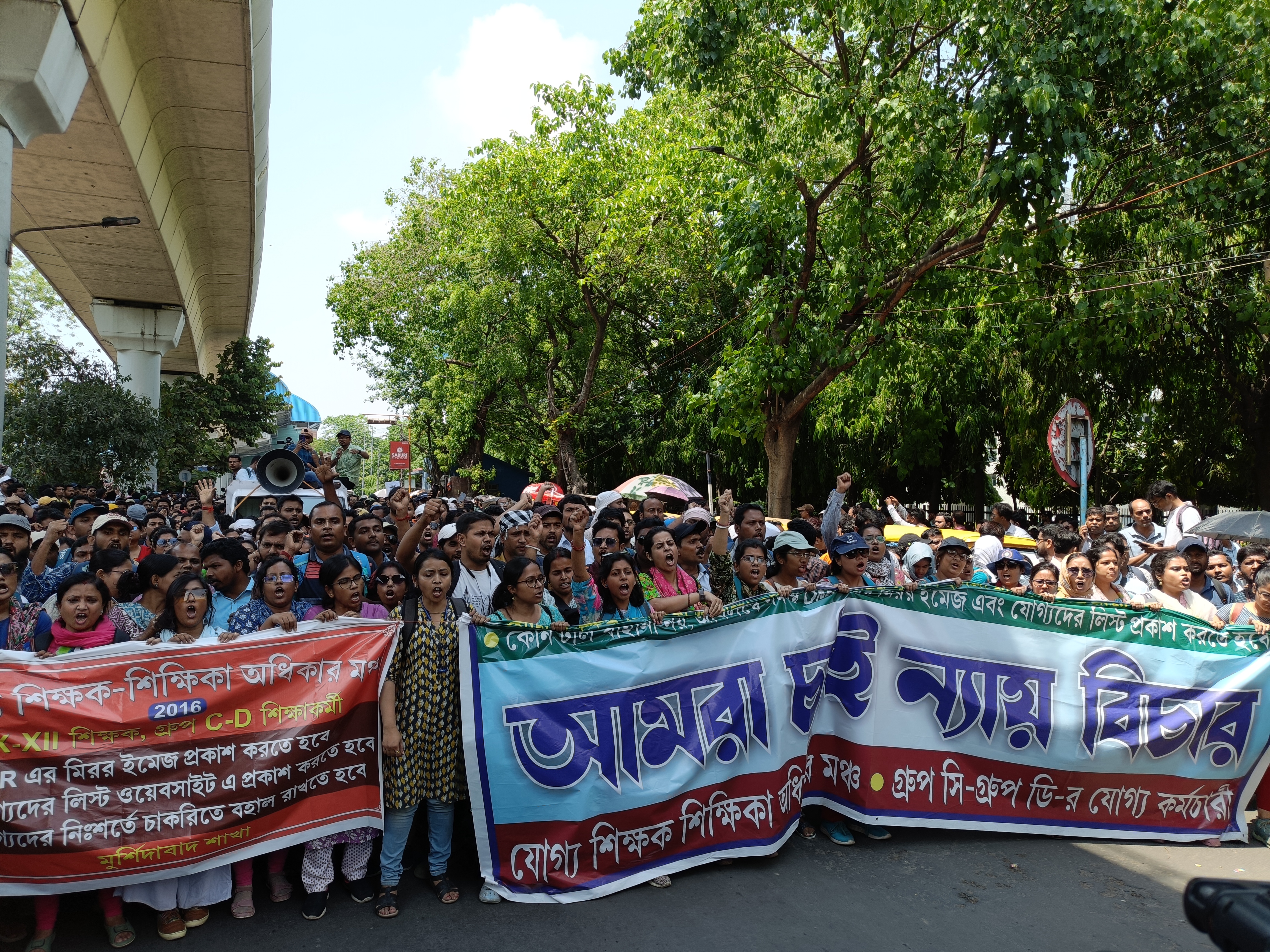 jobless-teachers-protest-in-kolkata-live-updates