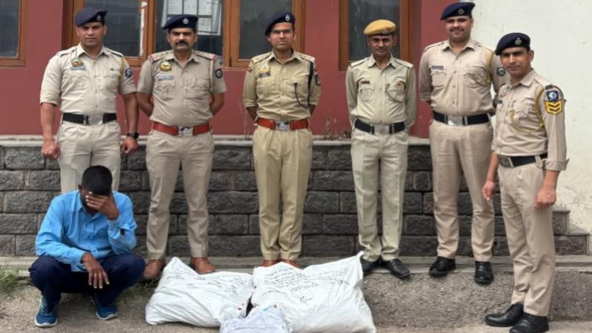 Solan Police Action Against Hasish Smuggler: