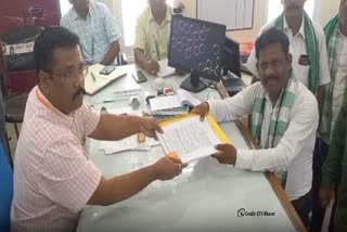 Dillip Nayak files nomination