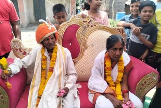 Old Couple Marriage In Maharashtra