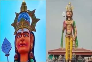 சேலத்திலுள்ள முருகன் சிலை புகைப்படம்