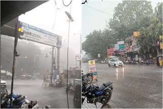 FARMERS HAPPY  HEAVY RAIN IN HUBLI  DHARWAD