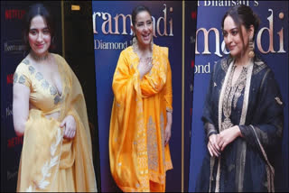 WATCH: Manisha, Sonakshi, Sanjeeda Dazzle in Their Ethnic Best at Heeramandi Success Bash