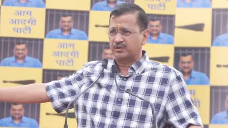 Delhi Chief Minister Arvind Kejriwal addressed a public meet on Saturday after visiting the Hanuman Temple at Connaught Place, a day after he walked out of Tihar Jail after being granted interim bail by the Supreme Court.
