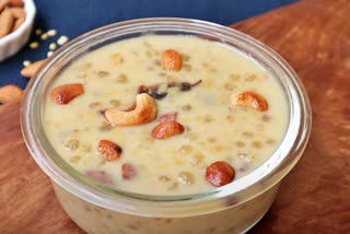 Pesarapappu Saggubiyyam Payasam Recipe in Telugu