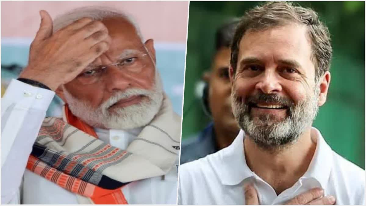 Narendra Modi and Rahul Gandhi