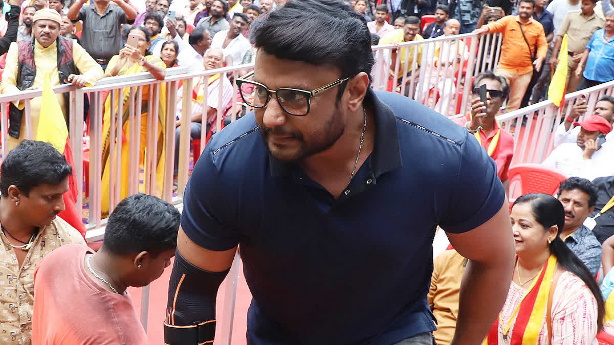 Kannada actor Darshan Thoogudeepa