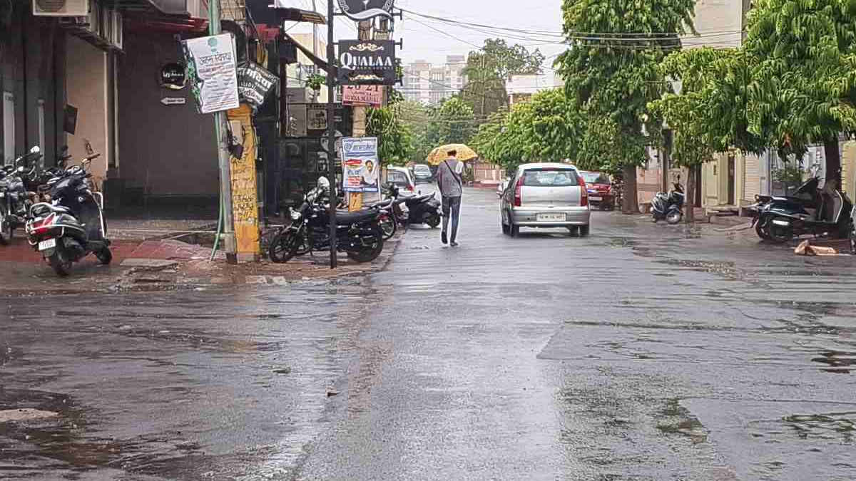 Rain in Bhilwara district