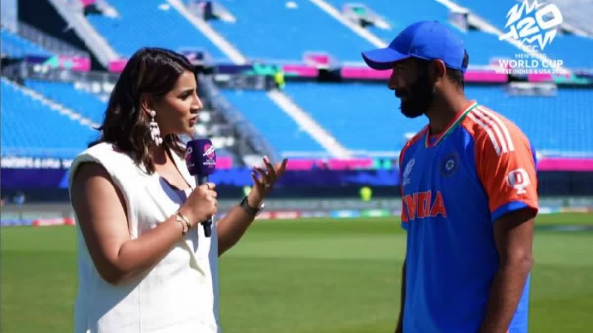 Sanjana Ganesan and Jasprit Bumrah