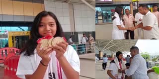 Purvashree wins 3 gold medals in national level weightlifting competition