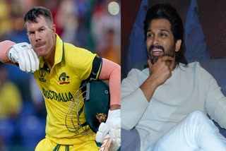 David Warner-Allu Arjun