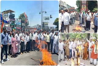 Congress Protest Against BJP Government