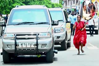 AP CM Chandra Babu Convoy