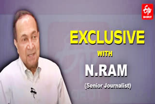 Senior Journalist N Ram