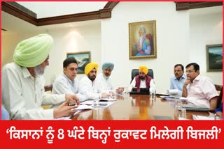 CM Man ve meeting with officials of power department