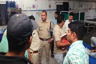 बजरी माफिया और पुलिस के बीच मुठभेड़