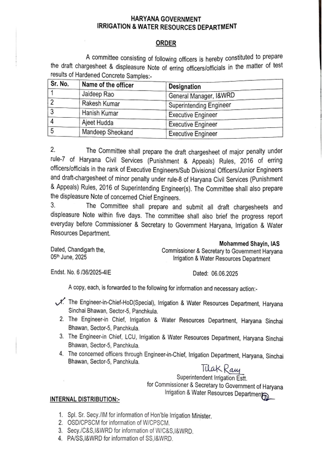 Action On Irrigation Officials