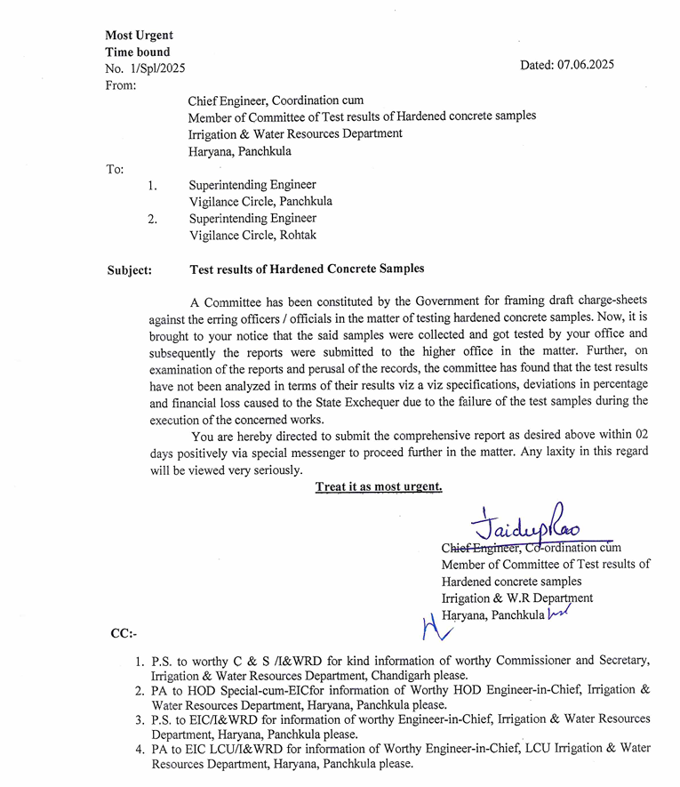 Action On Irrigation Officials
