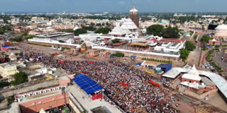 DRONE VIEW SNANA YATRA 2025 PURI