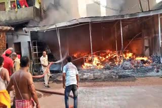 FIRE IN LAXMIPUR MARKET