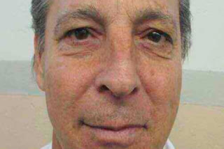 This photo is of Gregory Hunt. Hunt was convicted of the brutal murder of Karen Lane in 1988. He was hanged with nitrogen gas.