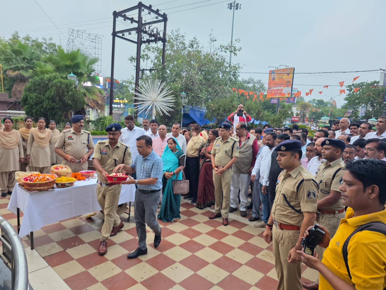 Last rites of martyr ASP Akash Rao