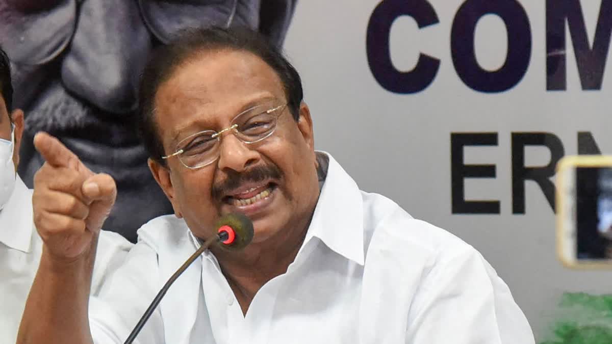 k sudhakaran criticise cpm  k sudhakaran  k sudhakaran cpm  k sudhakaran about cpm stand in uniform civil code  uniform civil code  kpcc president k sudhakaran  m v raghavan  എം വി രാഘവൻ  കെ സുധാകരൻ  കെ സുധാകരൻ സിപിഎം  സിപിഎമ്മിനെതിരെ കെ സുധാകരൻ  കെപിസിസി പ്രസിഡന്‍റ് കെ സുധാകരൻ  എം വി രാഘവൻ  മുസ്ലീം ലീഗ് ഏക സിവിൽ കോഡ്  ഏക സിവിൽ കോഡ് സിപിഎം നിലപാട്