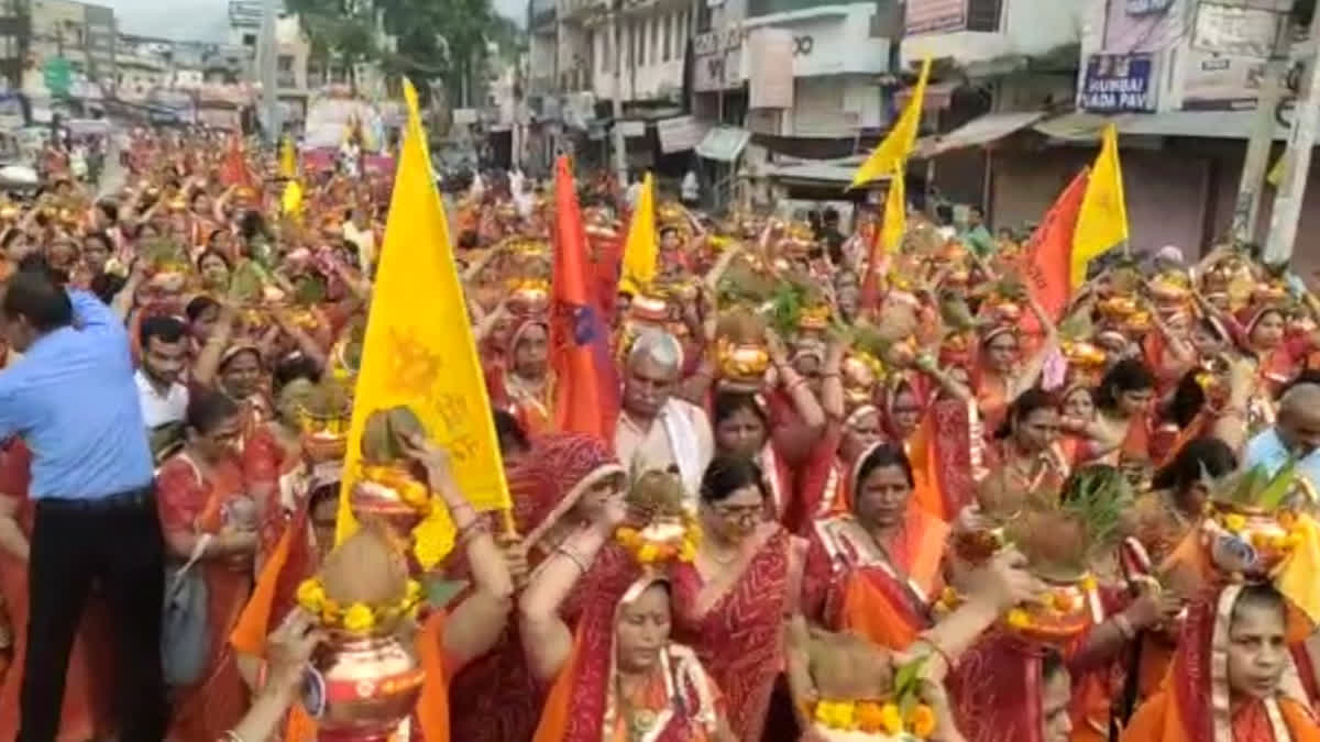 Kalash Yatra for Maha Shiv Puran in Alwar, Pandit Pradeep Mishra to recite katha