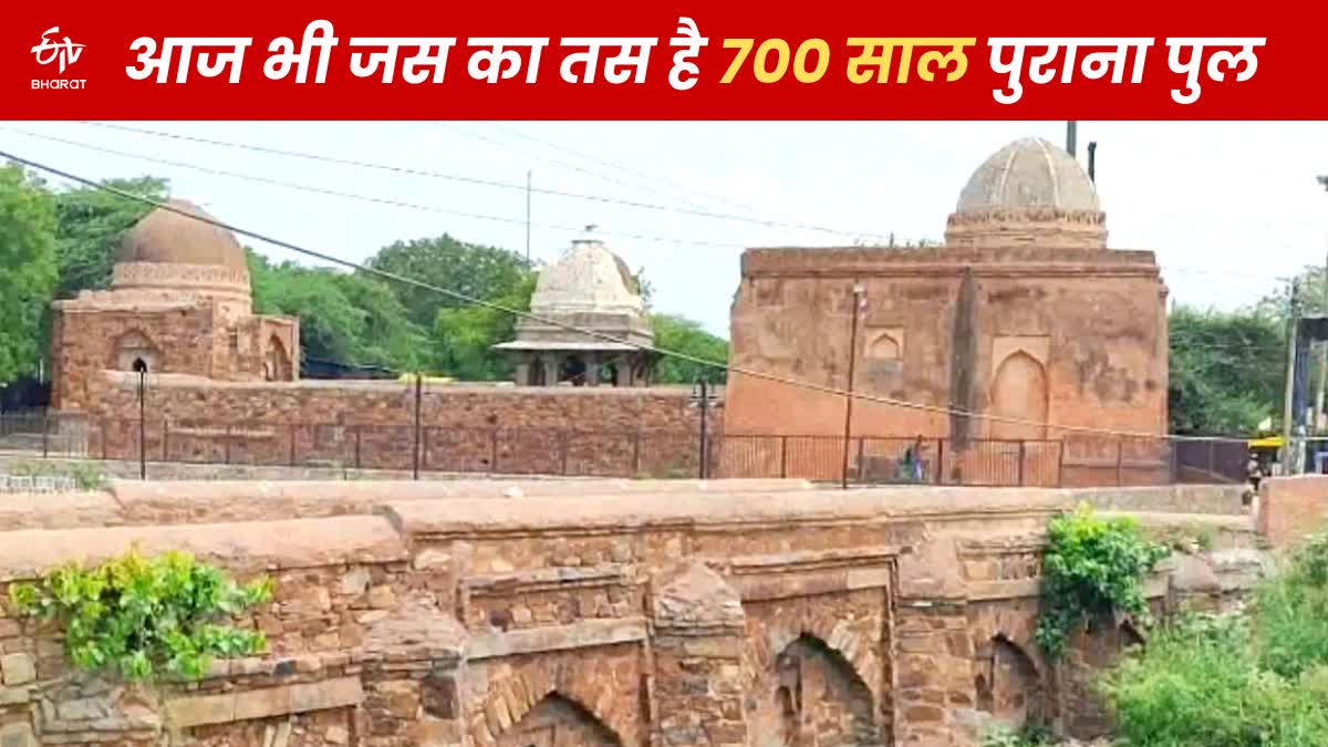 Delhi 700 year old Wazirabad bridge